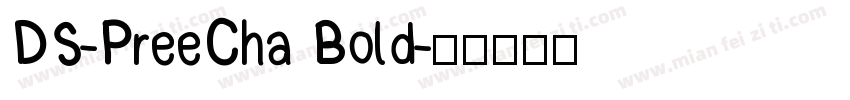 DS-PreeCha Bold字体转换